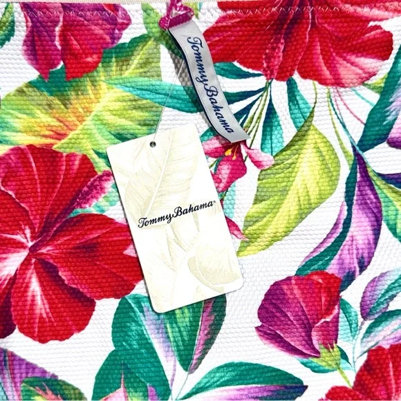 Tommy Bahama Island Cays Fiesta Reversible Shirred Hipster Bikini Bottoms - Picture 13 of 16